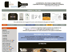 Tablet Screenshot of ilvinobuono.com